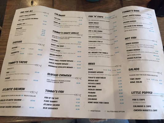 Menu photo 2 Tommy Ruff Fish Bar Mordialloc, VIC Menu photo 2 Tommy Ruff Fish Bar Mordialloc, VIC