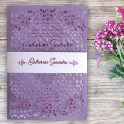 Invitations by Arcy - Laser cut invitations for your special day with beautiful cards stock paper