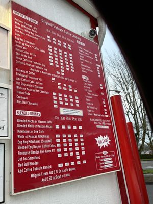 Menu photo 1 Original Firehouse Coffee Eugene, OR