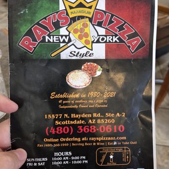 Ray's Pizza - Pizza Near Me - Scottsdale, Arizona