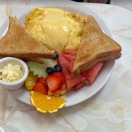 Seafood omelete