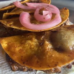 Mini birria tacos