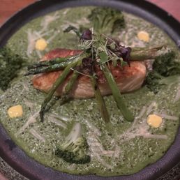 Salmon over Pesto Quinoa Salmon over Pesto Quinoa