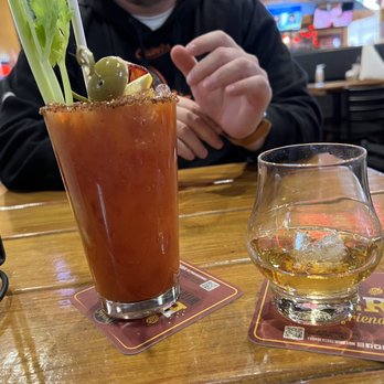 Kloby's Smokehouse - Blanton's bourbon and Bacon Bloody Mary on deck! - Barbeque Near Me - Laurel, Maryland Kloby's Smokehouse - Blanton's bourbon and Bacon Bloody Mary on deck! - Barbeque Near Me - Laurel, Maryland