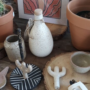 Summer Camp - Incense holder, a print, ceramics - Framing Near Me - Ojai, California