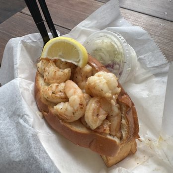 DJ's Clam Shack - I am not a mayo kinda girl, so I skipped the lobster roll and got this shrimp one instead! It was fabulous! - Seafood Near Me - Key West, Florida DJ's Clam Shack - I am not a mayo kinda girl, so I skipped the lobster roll and got this shrimp one instead! It was fabulous! - Seafood Near Me - Key West, Florida