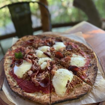 The Blueberry Treehouse Farm - The Bear hug (meat lovers) - 12" pizza - Pick Your Own Farms Near Me - West Falls, New York The Blueberry Treehouse Farm - The Bear hug (meat lovers) - 12" pizza - Pick Your Own Farms Near Me - West Falls, New York