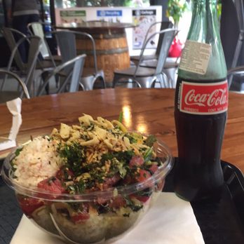 FOB Poke Bar- Seattle - Ahi tuna bowl with FOB rice and mixed greens - Poke Near Me - Seattle, Washington FOB Poke Bar- Seattle - Ahi tuna bowl with FOB rice and mixed greens - Poke Near Me - Seattle, Washington