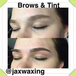 Brows + - Proper shape, proper length, proper thickness.  Visit Instagram (@jaxwaxing) for more pictures and videos