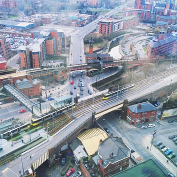 Cloud 23 - The view from Cloud 23, The Hilton, Deansgate. - Lounges Near Me - Manchester, XGM