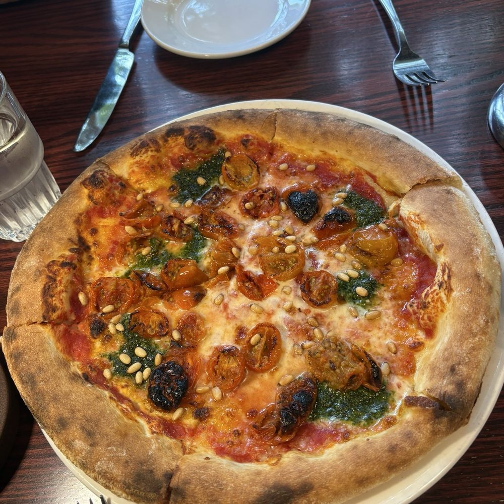 Carmel Bay View Inn - Pizza at Vesuvios Happy Hour. Goat cheese, pine nuts, basil and cherry tomatoes. Drinks were inexpensive at HH as well! - Hotels Near Me - Carmel, California Carmel Bay View Inn - Pizza at Vesuvios Happy Hour. Goat cheese, pine nuts, basil and cherry tomatoes. Drinks were inexpensive at HH as well! - Hotels Near Me - Carmel, California