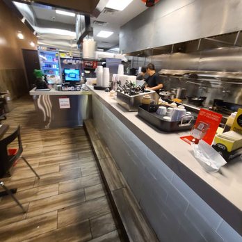 Asian Yummy - a restaurant kitchen with a long counter - Asian Fusion Near Me - Las Vegas, Nevada