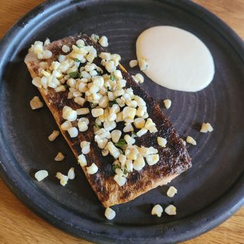 Audrey - Oh my... this trout had the most amazing crust with preserved ramp and sitting next to a yummy potato reduction. - American Near Me - Nashville, Tennessee