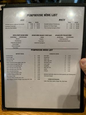 Menu photo 8 Steady Eddy's Pumphouse Matthews, NC