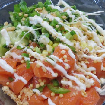 Poke' Bop - Salmon Crunch Poke Bowl - Poke Near Me - Dallas, Texas