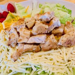 McCune Farm to Market - My wife had the chicken strip salad ($8) and reported it was also great.