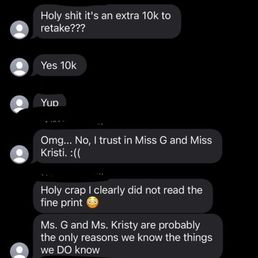 Classmates complaining because again they're setting them up to fail
