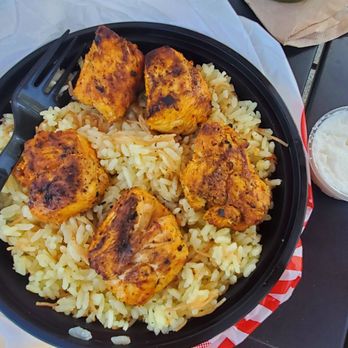Georgie's Mediterranean Cuisine - Chicken would w/ bomb garlic sauce - Mediterranean Near Me - Pasadena, California Georgie's Mediterranean Cuisine - Chicken would w/ bomb garlic sauce - Mediterranean Near Me - Pasadena, California