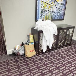 Crowne Plaza New Orleans French Qtr - Astor - Open my hotel room to see this every morning. It showed up Saturday morning and was still there when I checked out Tuesday.
