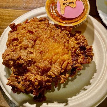 Kjun - Fried chicken. Loved the side sauce. - Korean Near Me - New York, New York Kjun - Fried chicken. Loved the side sauce. - Korean Near Me - New York, New York