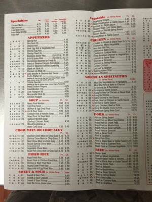 Menu photo 8 Ming Hing Florida, NY