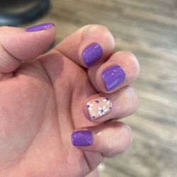 Divine Nails Spa - Did a great job! Gel polish with a cute design
