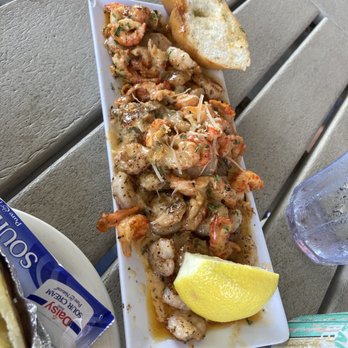 McElroy's Harbor House - The Biloxi basket with a big potato amazing - Seafood Near Me - Biloxi, Mississippi McElroy's Harbor House - The Biloxi basket with a big potato amazing - Seafood Near Me - Biloxi, Mississippi
