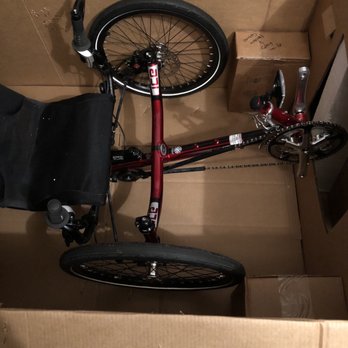 Hostel Shoppe - ICE Sprint fully protected in the shipping box. - Bikes Near Me - Stevens Point, Wisconsin