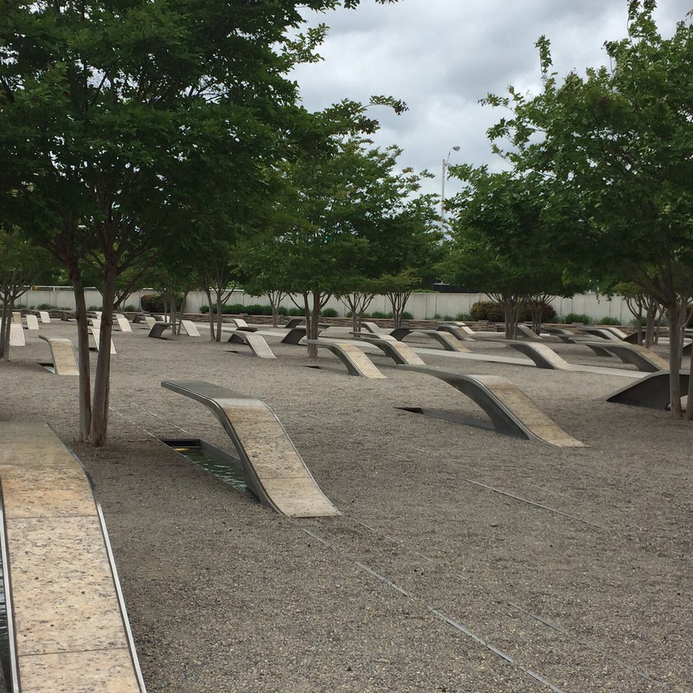 Pentagon Memorial - A view of the memorial - Landmarks & Historical Buildings Near Me - Arlington, Virginia Pentagon Memorial - A view of the memorial - Landmarks & Historical Buildings Near Me - Arlington, Virginia