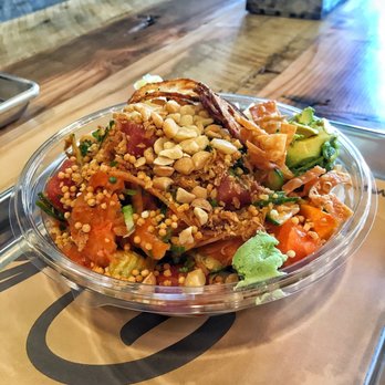 Pokeworks - All the toppings looked good so I pretty much got all of them. My bowl was filling but I didn't feel overly stuffed. - Poke Near Me - Irvine, California Pokeworks - All the toppings looked good so I pretty much got all of them. My bowl was filling but I didn't feel overly stuffed. - Poke Near Me - Irvine, California