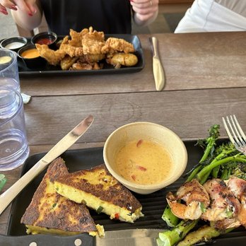 Courthaus Social - Shrimp and grits; chicken tenders - Sports Bars Near Me - Arlington, Virginia