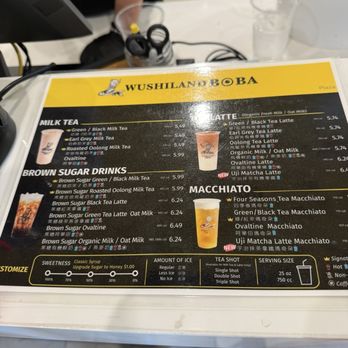 Wushiland Boba - Menu - Bubble Tea Near Me - Los Angeles, California Wushiland Boba - Menu - Bubble Tea Near Me - Los Angeles, California