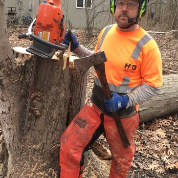 Higher Ground Tree Care - Shout out to "Buckin' Billy Ray" (https://www.buckinbillyray.com) for this sweet custom axe! - Tree Services Near Me - Granger, Indiana