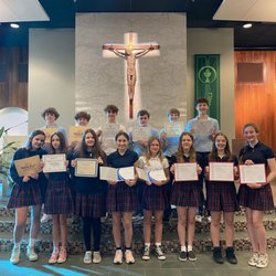 St Pius X / St Leo School - 8th Graders received academic scholarships to Catholic high schools in Omaha!