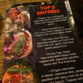 11 Tigers - Menu 7/2023 - Asian Fusion Near Me - New York, New York 11 Tigers - Menu 7/2023 - Asian Fusion Near Me - New York, New York