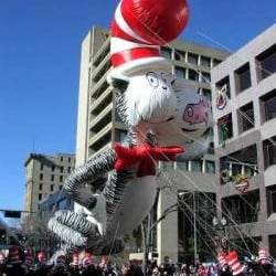 Star City Holiday Festival Parade - Cat in the Hat balloon; Courtesy: updowntowners.org