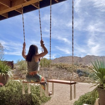 Sacred Sands - Swings outside - Venues & Event Spaces Near Me - Joshua Tree, California