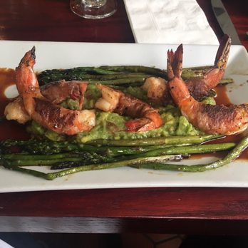 Tres Palms - Tiger shrimp wrapped in prosciutto - New American Near Me - Babylon, New York Tres Palms - Tiger shrimp wrapped in prosciutto - New American Near Me - Babylon, New York