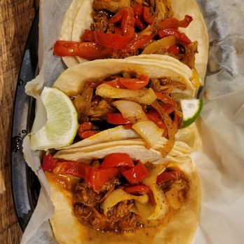 Lazarus Brewing - Chiptole chicken tacos - Breweries Near Me - Austin, Texas