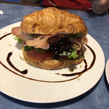 Flying With Jerome - Caprese croissant sandwich - Breakfast & Brunch Near Me - Clearwater, Florida Flying With Jerome - Caprese croissant sandwich - Breakfast & Brunch Near Me - Clearwater, Florida