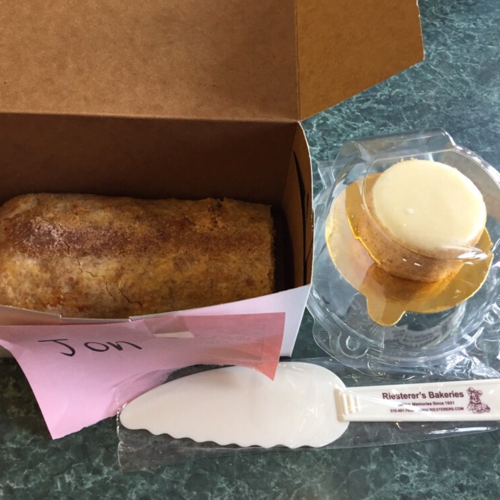 Riesterer's Bakery - Apple Strudel and Mini Cheesecake :) - Bakeries Near Me - West Hempstead, New York Riesterer's Bakery - Apple Strudel and Mini Cheesecake :) - Bakeries Near Me - West Hempstead, New York