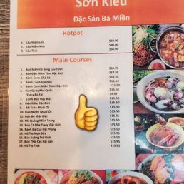 Food menu Food menu