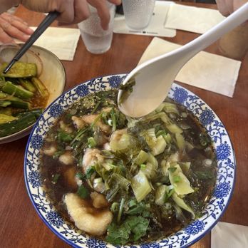 Noodle Dynasty - fish and pickled cabbage - Chinese Near Me - Berkeley, California