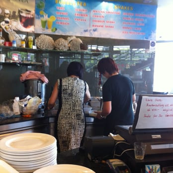 Ginza Running Sushi - Preparing their home made tiramisu! - Pan Asian Near Me - Vienna, 9