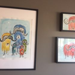 Original artwork decorating the walls!