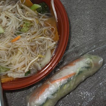 Anh's Kitchen - Vegetarian pho and vegetarian Veggies Springrolls - Vietnamese Near Me - Atlanta, Georgia
