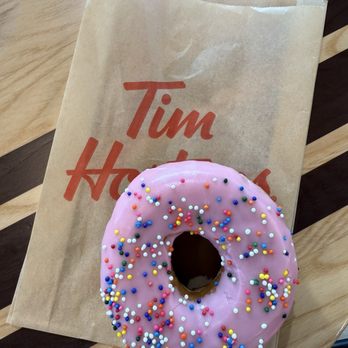 Tim Hortons - Strawberry Dip Donut - Coffee & Tea Near Me - Cinnaminson, New Jersey Tim Hortons - Strawberry Dip Donut - Coffee & Tea Near Me - Cinnaminson, New Jersey
