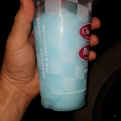 Checkers - Look.  Tropical punch.  Not!