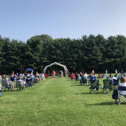 St Joseph Catholic Church - The community coming together for outdoor mass.
