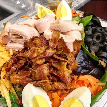 Bagel Run - a salad with bacon and eggs - Breakfast & Brunch Near Me - Jackson, New Jersey